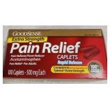 Rapid Release Pain Relief, Acetaminophen Caplets 500 mg, Extra Strength Pain