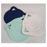 Sodapo 7in Cat Trivets 3pc Set