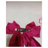Large Pink Hair Clip Bows 2pk