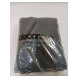 Deconovo Blackout Curtains for Bedroom Set of 2 42W x 54L Inch Thermal Insulated & Noise Reducing Panels Home Window Room Darkening Sustainable Grommet Drapes for Living Room and Nursery, Dark Grey