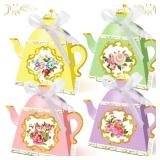 LaVenty 11 PCS Floral Tea Party Favor Bags Lets Partea Party Supplies Lets Partea Party Favor Boxes