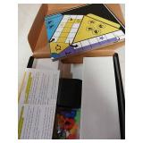 3 In 1 Strategy Board Game Board Includes Chutes And Ladders,  Monkey Land,  And Ludo with Colored Game Pieces - Retail: $15