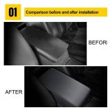 AOMSAZTO Car Armrest Cover Fit for 2008-2012 Nissan Altima,Waterproof Center Console Cover Mat for Nissan Altima
