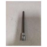 Capri Tools - 3-0606 Long 5 mm Hex Bit Socket, 1/4-Inch Drive, Metric