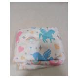 Unicorn Fitted Crib Sheet - 100% Soft Microfiber, 52" x 28" Crib Mattress Sheet, Breathable & Hypoallergenic Baby Bedding with Rainbow Unicorn Design