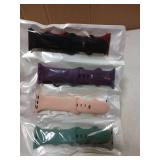 DaQin 8 Pack Sport Bands Compatible with Apple Watch Band 40mm 41mm 42mm 44mm 45mm 46mm 49mm 38mm for Women Men, Soft Silicone Waterproof Strap for iWatch Series 11 10 9 8 7 6 5 4 3 2 1 SE Ultra