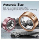Hexasider 5 Pack Ring Cover Compatible with Oura Ring Gen 4/Oura Ring Gen 3 Horizon/Heritage, Abrasion-Resistant TPU Case for Oura Ring Protector Accessories for Oura Size 6