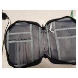 Bible Cover with Durable Handle,Carrying Book Case Church Bag Bible, Protective with Zippered Pocket,Bible Study Accessories Supplies,Gift for Mother Lady Women Men(Black)