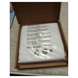 Amazon Basics Standard Pillow Cases Set of 2 - Lightweight, Super Soft Easy Care Microfiber, Bright White, 30" L x 20" W, Pillows Not Included