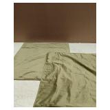 MIULEE Pack of 2 Olive Green Decorative Velvet Throw Pillow Covers Soft Pillowcases Solid Square Cushion Case for Winter Sofa Bedroom Car 20x20 Inch