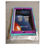 Ambison Case for iPad 9th/8th/7th Generation 10.2 inch with Glass Screen Protector, Rugged Shockproof Protective Cover for Kids Girls Butterfly Stand, Shoulder Strap for iPad 2021/2020/2019-Mint Green