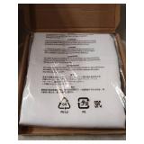 Amazon Basics Standard Pillow Cases Set of 2 - Lightweight, Super Soft Easy Care Microfiber, Bright White, 30" L x 20" W, Pillows Not Included