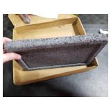 WANLIAN Lava Grill Steak Stone,Grilling Stone,Tabletop Grill Cooking Stone,11.8x7.9 x1in Grilling Plate for Oven and Barbecue Cooking Meat,Fish,Vegetable and Pizza