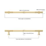 Asidrama 10 Pack 10 Inch(254mm) Brushed Gold Cabinet pulls Kitchen Cabinet Handles, Cabinet Pulls Kitchen Cabinet Hardware for Cupboard Drawer Pulls