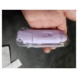 DEWENWILS USB Rechargeable Book Light for Reading in Bed, Clip-on LED Reading Lamps Portable Bookmark Lights for Kids, Book Lovers, Warm White, Brightness Adjustable for Eye Protection (Purple)