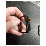 amBand for Apple Watch Series 10 11 46mm Metal Case Men, W1 Rugged Protective Bumper [Turn iWatch into Ultra 3/2/1 Look] with Back Cover, Upgrade Conversion Kit Stylish Protector 46 mm - Black