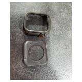 amBand for Apple Watch Series 10 11 46mm Metal Case Men, W1 Rugged Protective Bumper [Turn iWatch into Ultra 3/2/1 Look] with Back Cover, Upgrade Conversion Kit Stylish Protector 46 mm - Black