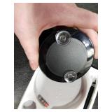 Macaki 10X&40X Magnifying Mirrors with Suction Cups and 2 Tweezers Set, 3.5 inches Magnified Makeup Mirror, Black, 2PCS