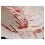 ANGIYUIN Pink Girls Comforter Sets Full Size 5 Pieces Shabby Chic Ruffle Kids Bed in A Bag with Sheets Farmhouse Soft Fluffy Bedding Comforter Sets with Pillowcases(Pink Full)