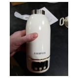 Portable Bottle Warmer for Travel, Fast Baby Bottle Warmer Portable with Precise Temperature Control,17 OZ Portable Milk Warmer for Baby, Travel Bottle Warmer On The Go for Breastmilk Formula & Water