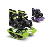 New Bounce Jumping Shoes - Kangaroo Jumping Shoes for Kids - Exercise Moon Boots - Bouncy Shoes for Ages 8-12 - Size 1-6 (32-38 EU) Green