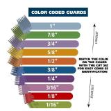 Wahl Home Haircutting Corded Clipper Kit with Adjustable Taper Lever, and 10 Color Coded Guards for Easy Clipping & Trimming - Model 79722