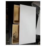 WELLAND Monitor Stand Riser with Drawers, Computer Monitor Stand, Desktop Organizer Stand for Laptop, PC, Office Supplies, White