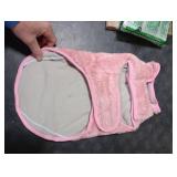 Malier Dog Winter Coat, Reversible Fleece Dog Cold Weather Coats, Windproof Warm Snow Puppy Jacket Vest Pet Clothes for Small Medium Large Dogs (Pink, Medium)