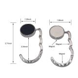 YEMCHI 3 Pack Foldable Purse Hook for Table, Folding Women