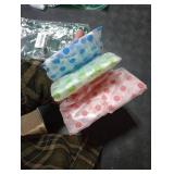 3PCS Shower Caps, Elastic Reusable Waterproof Plastic Shower Cap for Women Ladies Spa Salon (Red+Green+Blue)