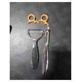 Vegetable Peeler, Potato Peelers for Kitchen Stainless Steel Multi-function Set Fruit Peeler For Kitchen and Household Tools Y & I Shape Swivel Blades with 2 Orange Citrus Peelers