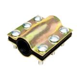 Water Pipe Repair Clamp,OD of The Applicable Pipe is About 1.33 inch,Leak Sealer for Pipes and Plumbing,Length About 4 inch,Suitable for PE/PPR Pipes,Steel/Iron Pipes