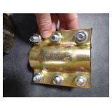 Water Pipe Repair Clamp,OD of The Applicable Pipe is About 1.33 inch,Leak Sealer for Pipes and Plumbing,Length About 4 inch,Suitable for PE/PPR Pipes,Steel/Iron Pipes