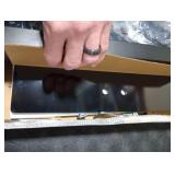 Universal TV Stand - Table Top TV Stand for 27-60 inch LCD LED TVs - 9 Level Height Adjustable TV Base Stand with Tempered Glass Base & Wire Management, VESA 400x400mm