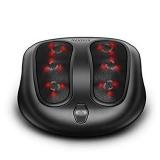 Nekteck Foot Massager Kneading Shiatsu Therapy Massage with Built in Heat Function and Power Cord - Black