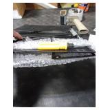 JMHUD 5 Tier Wall File Organizer - Hanging File Organizer with 5 Hooks, Mail Holder Wall Mounted for Papers, Folders, Magazines, Bills, Office&School Organization, Black