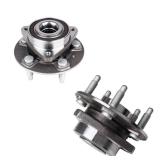 KUSATEC 513288 Front/Rear Wheel Bearing and Hub Assembly 2pcs Compatible with for Chevy Impala Malibu Equinox, GMC Terrain 2010-2017, for Buick Allure LaCrosse Regal, Saab 9-5 2010 2011, 5 Lug w/ABS