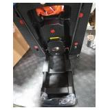 Orzbow Car Seat Dolly for Airport, Folding Car Seat Travel Cart with 4 Wheels and Adjustable Handle, Carseat Roller for Airplane Travel with Straps, Compact Luggage Hand Trolley, Black