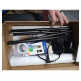 Qaubauyt Smart LED Floor Lamp with APP Control & RGB Colors - Dimmable Standing Lamp for Living Room, Bedroom, Gaming - Remote, Timer, 9W Bulb Included, 67 Modern Tall Lamp (black pole + white shade)