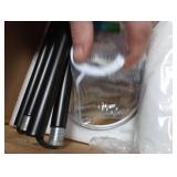 Qaubauyt Smart LED Floor Lamp with APP Control & RGB Colors - Dimmable Standing Lamp for Living Room, Bedroom, Gaming - Remote, Timer, 9W Bulb Included, 67 Modern Tall Lamp (black pole + white shade)