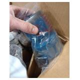 La Reveuse Food Processor,Electric Food Chopper with 7-Cup (1.7L) Glass Bowl, 4 Bi-Level Blades for Chopping,Grinding,Mincing,Whisking,Meal Prep,300W,Blue