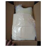 Rectangular Yoga Bolster Pillow for Meditation, Yoga & Back Support Soft Meditation Cushion with Removable Hand Wash Cotton Cover & Carry Handle (beige)