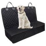 HCCW Dog Car Seat Cover for Back Seat Pet Cover for Dogs Waterproof Bench Seat Cover Protector Scratch Proof Nonslip Soft Dog Back Seat Cover for Cars Trucks SUV 48 L 52 W