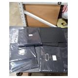 Hleelomi Collapsible File Box with Lid & Plastic Slide - Hanging Document Organizer for Office/Home, 14.96x12.6x10.83 Inch,Decorative Home File Bin,Black, 1 Pack (No Folders Included)