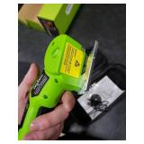 Cardboard Cutter - Rechargeable Cordless Electric Scissors, 4V Duty Electric Box Cutter for Cardboard, Safety Lock & LED Light, Powerful Cutting for Carton Carpet Plastic Fabric Leather