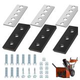 Snow Blower Impeller Modification Kit Universal 3/8 3-Blade, for Modifies 2-Stage Machine, (3)