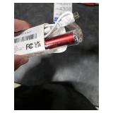 SUPRUS Electric Lighter Candle Type C Rechargeable Lighter with Upgraded LED Battery Display Safety Switch Flameless Plasma Windproof for Candle Cooking BBQs Fireworks (Red)