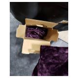 MIULEE Velvet Throw Pillow Covers Set of 2, Soft Neutral Decorative Pillow Cases with Luxurious Textured Vintage Cushion Covers for Home Decor Couch Sofa Bed,Purple 18x18 inch