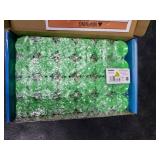 LANKER 24 Pack Flameless Led Tea Lights Candles, Flickering Green Battery Operated Electronic Fake Candles, Decorations for Party, Christmas, Halloween and Festival Celebration (Green)