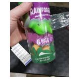 Tub Works Marine Mold Free Bath Toys, 6 Pack | Sealed, No Hole Bath Toys Design Keeps Moisture Out | Soft, Squeezable & Float on Water | Easy-Grip Baby & Toddler Bath Toy Set | Great Baby Pool